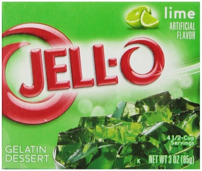 Jell-O Lime Gelatin Dessert 85 g (Pack of 6)